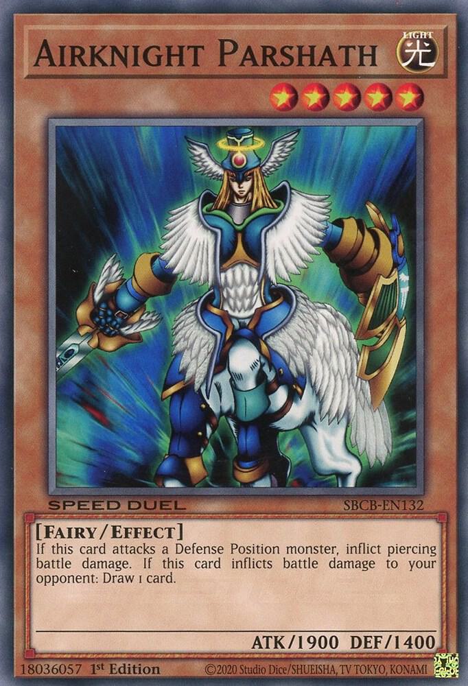 Airknight Parshath SBCB-EN132 card from Speed Duel: Battle City Box