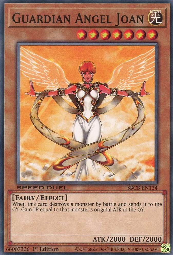 Guardian Angel Joan SBCB-EN134 card from Speed Duel: Battle City Box