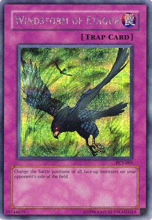 Windstorm of Etaqua PCY-001 card from Power of Chaos: Yugi the Destiny