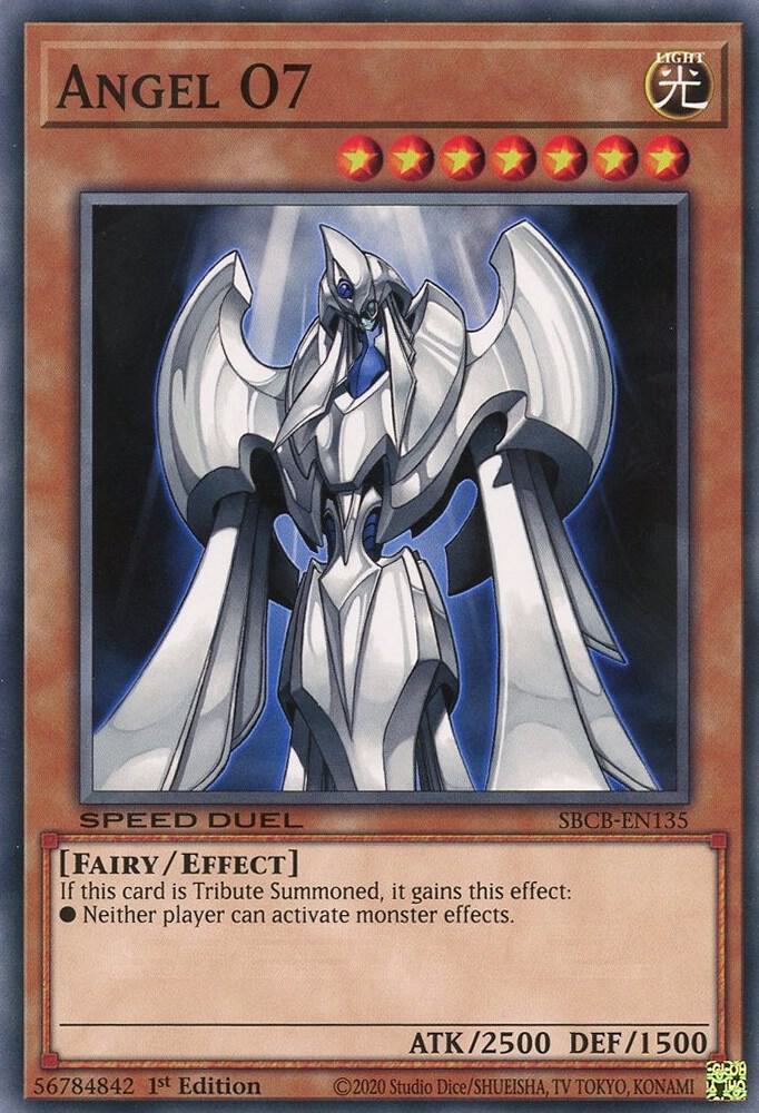 Angel O7 SBCB-EN135 card from Speed Duel: Battle City Box