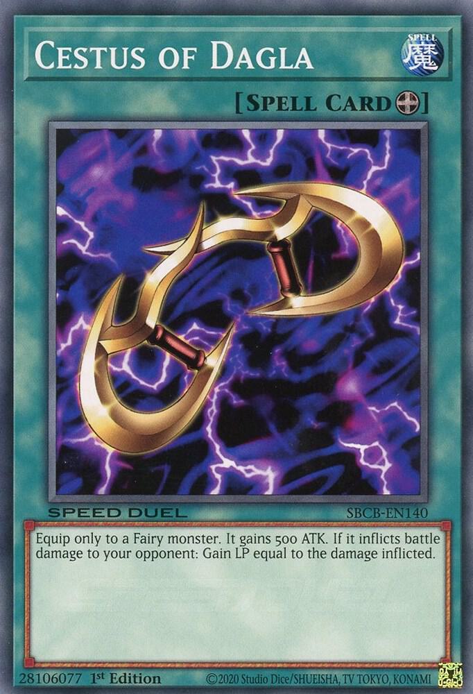 Cestus of Dagla SBCB-EN140 card from Speed Duel: Battle City Box