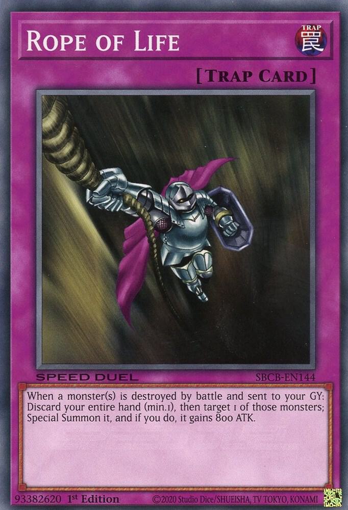 Rope of Life SBCB-EN144 card from Speed Duel: Battle City Box