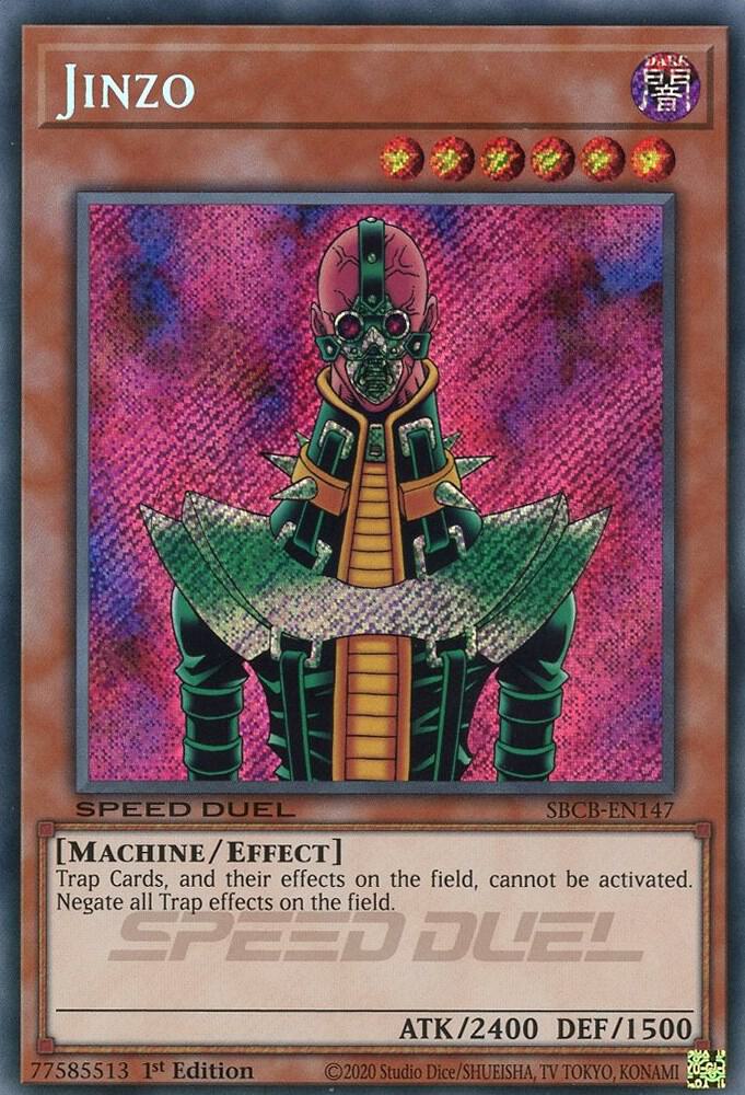 Jinzo (Secret) SBCB-EN147 card from Speed Duel: Battle City Box
