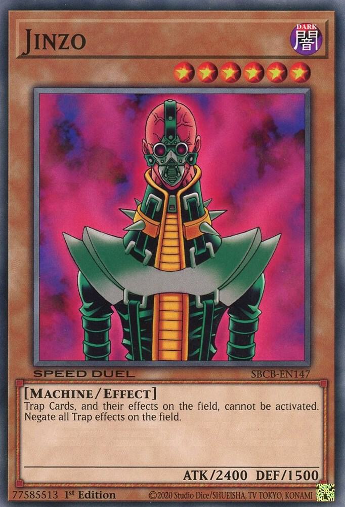Jinzo SBCB-EN147 card from Speed Duel: Battle City Box