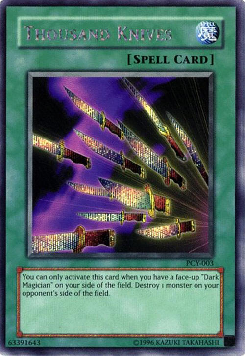 Thousand Knives PCY-003 card from Power of Chaos: Yugi the Destiny