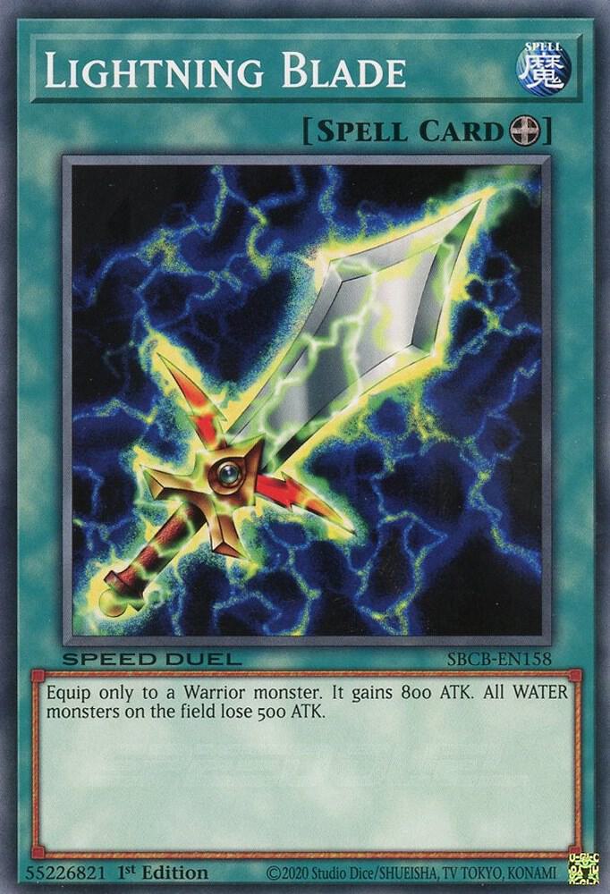 Lightning Blade SBCB-EN158 card from Speed Duel: Battle City Box
