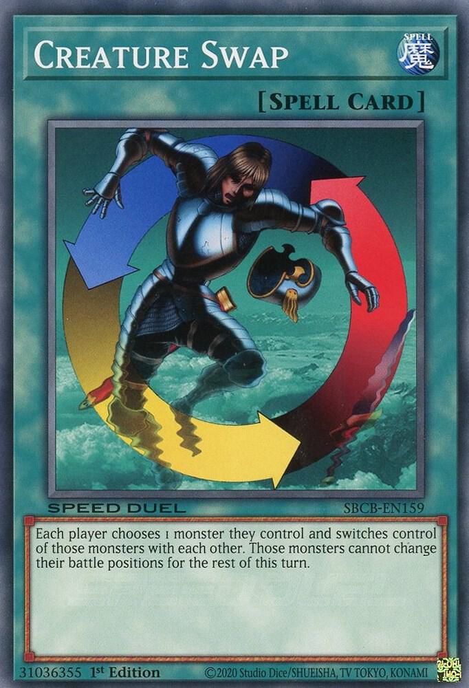 Creature Swap SBCB-EN159 card from Speed Duel: Battle City Box