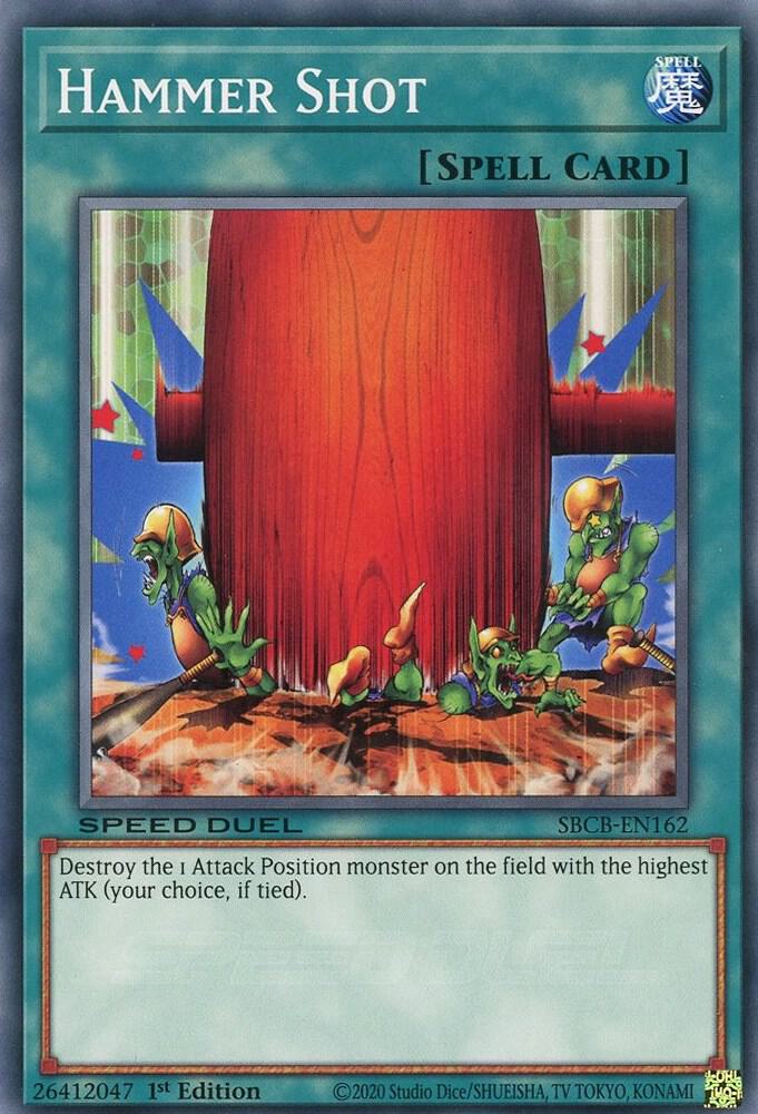 Hammer Shot SBCB-EN162 card from Speed Duel: Battle City Box