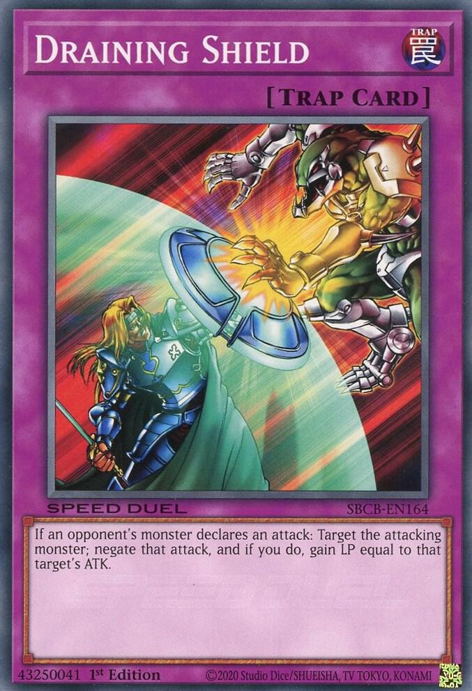 Draining Shield SBCB-EN164 card from Speed Duel: Battle City Box