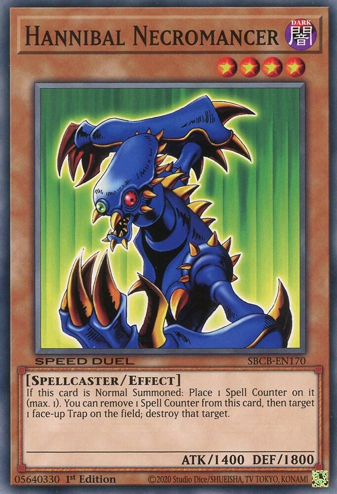 Hannibal Necromancer SBCB-EN170 card from Speed Duel: Battle City Box