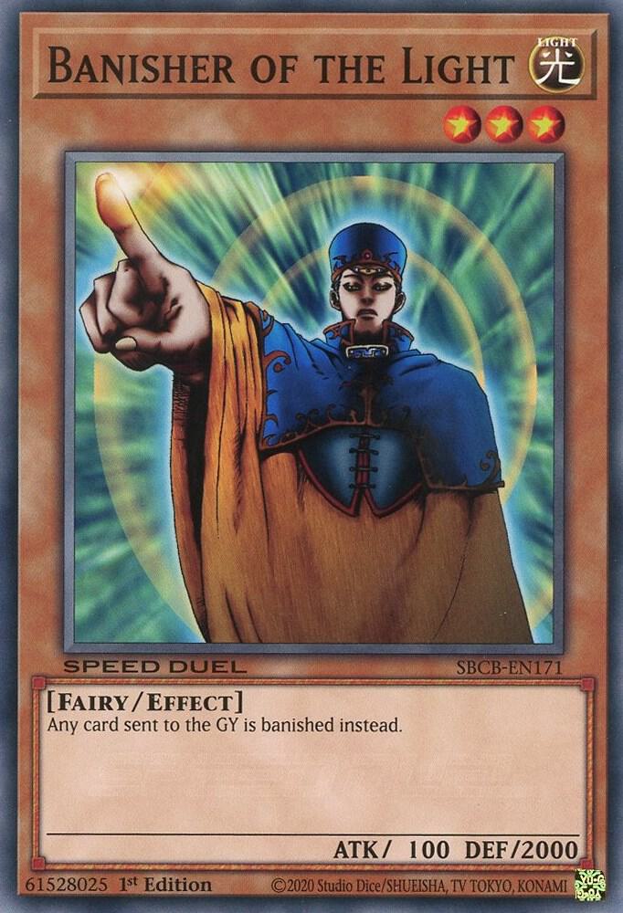 Banisher of the Light SBCB-EN171 card from Speed Duel: Battle City Box