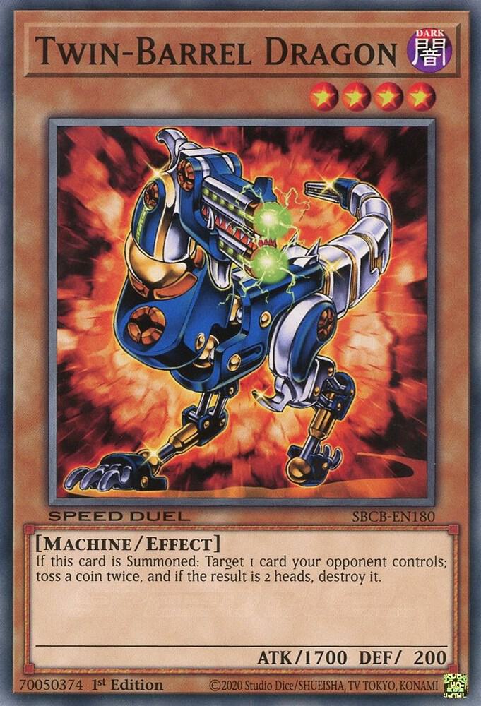 Twin-Barrel Dragon SBCB-EN180 card from Speed Duel: Battle City Box