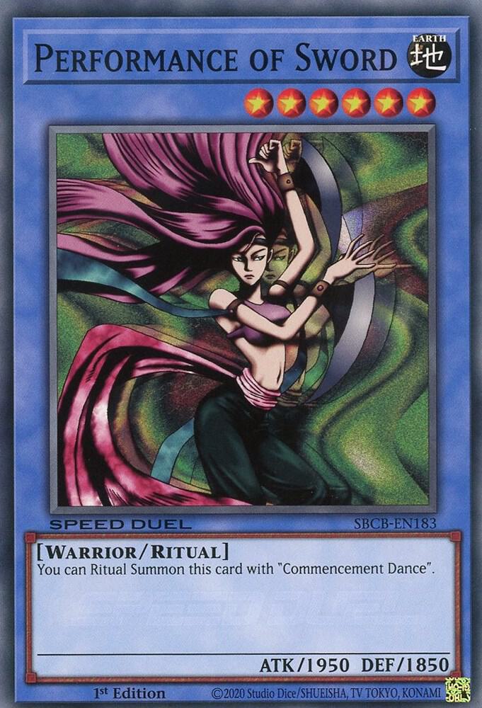 Performance of Sword SBCB-EN183 card from Speed Duel: Battle City Box