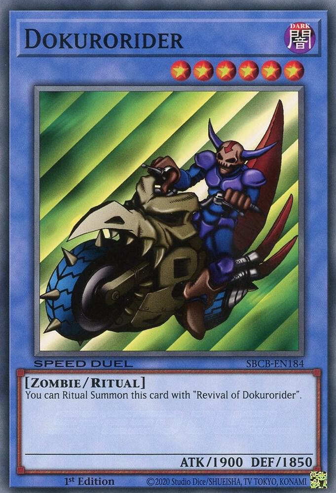 Dokurorider SBCB-EN184 card from Speed Duel: Battle City Box