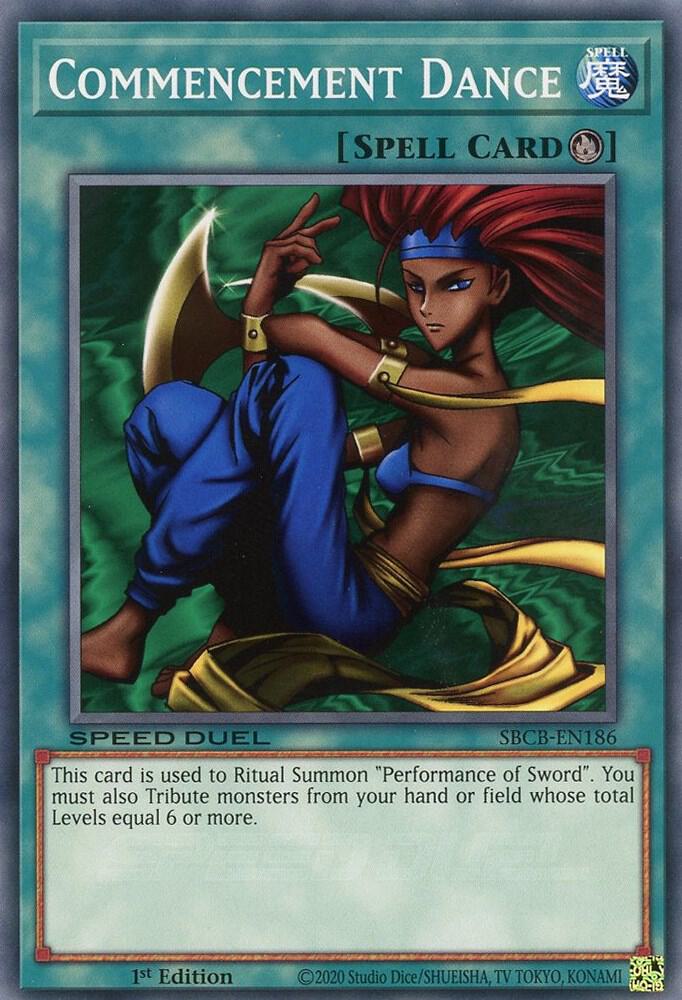 Commencement Dance SBCB-EN186 card from Speed Duel: Battle City Box