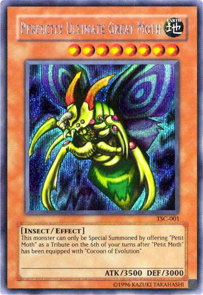 Perfectly Ultimate Great Moth (The Sacred Cards) TSC-001 card from Yu-Gi-Oh! Video Game Promotional Cards