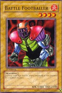 Battle Footballer DCR-001 card from Dark Crisis