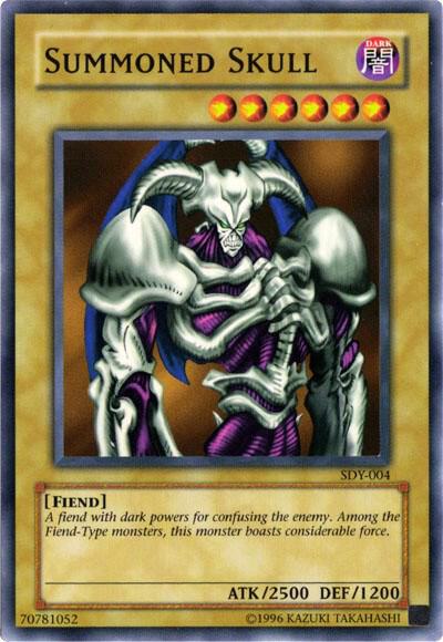Summoned Skull (Sample Promo) SDY-004 card from Starter Deck: Yugi