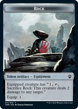 Rock // Soldier Double-Sided Token 11 // 2 card from Commander Legends
