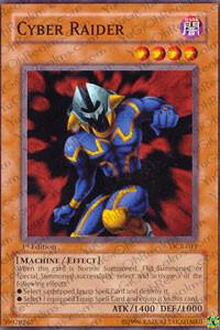 Cyber Raider DCR-011 card from Dark Crisis
