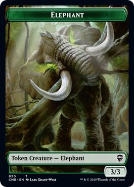 Elephant // Soldier Double-Sided Token 20 // 16 card from Commander Legends