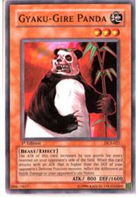 Gyaku-Gire Panda DCR-021 card from Dark Crisis