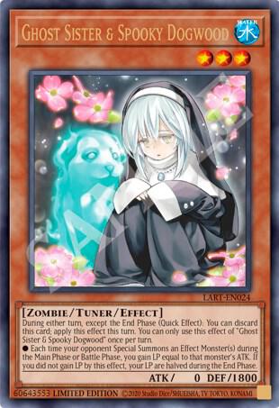 Ghost Sister & Spooky Dogwood LART-EN024 card from The Lost Art Promotion