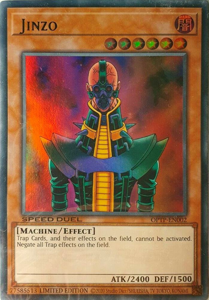 Jinzo OPTP-EN002 card from Miscellaneous Promotional Cards