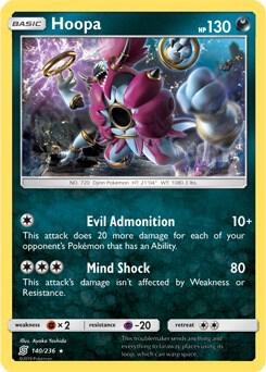 Hoopa (SM Unified Minds) 140/236 card from Deck Exclusives