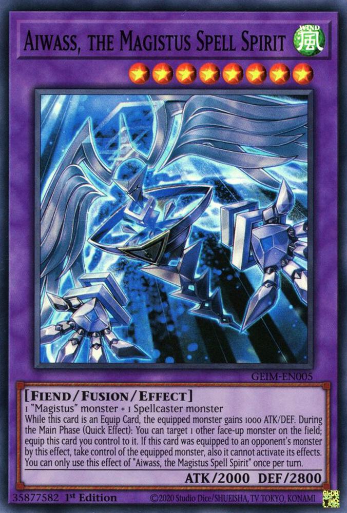 Aiwass, the Magistus Spell Spirit GEIM-EN005 card from Genesis Impact