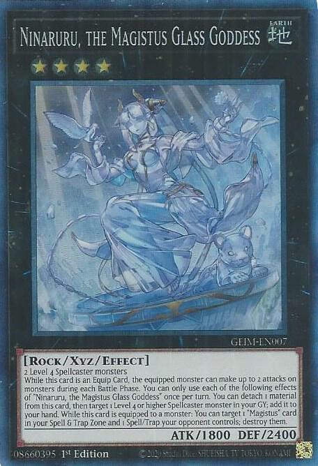 Ninaruru, the Magistus Glass Goddess (CR) GEIM-EN007 card from Genesis Impact