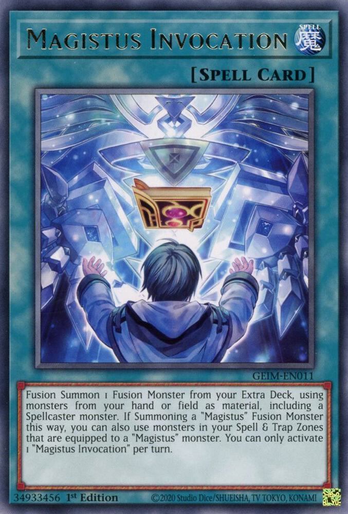 Magistus Invocation GEIM-EN011 card from Genesis Impact