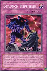 Staunch Defender DCR-046 card from Dark Crisis