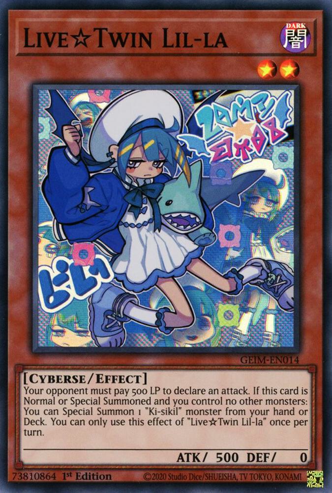 Live Twin Lil-la GEIM-EN014 card from Genesis Impact