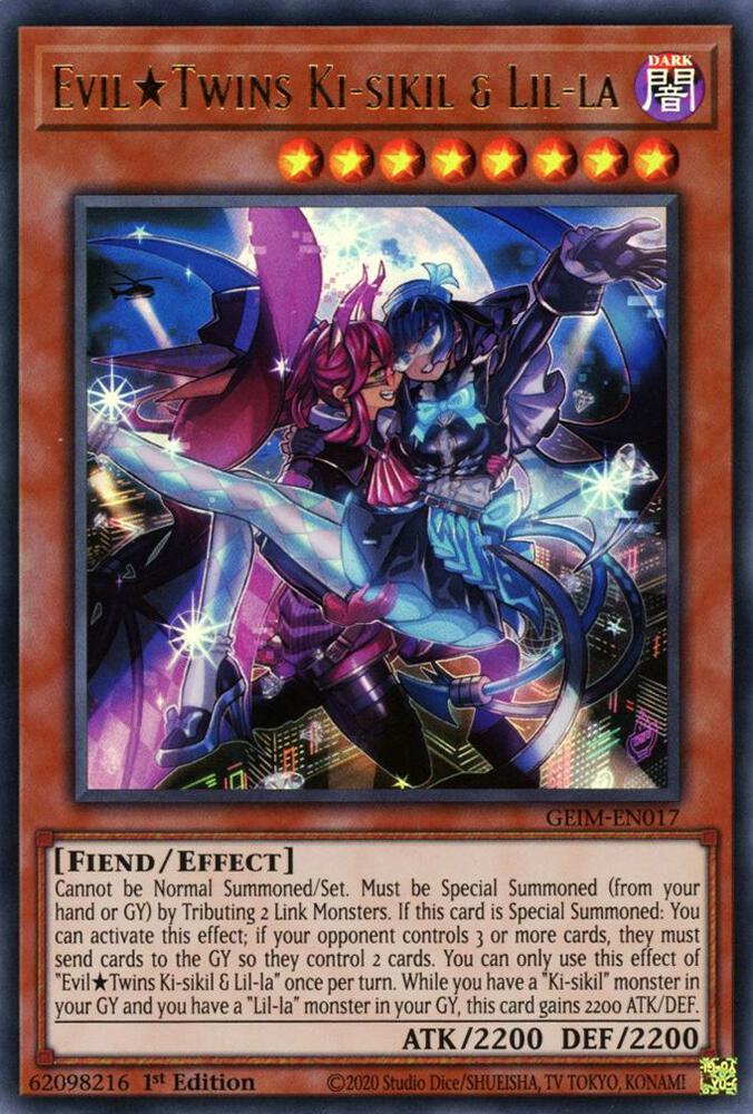 Evil Twins Ki-sikil & Lil-la GEIM-EN017 card from Genesis Impact