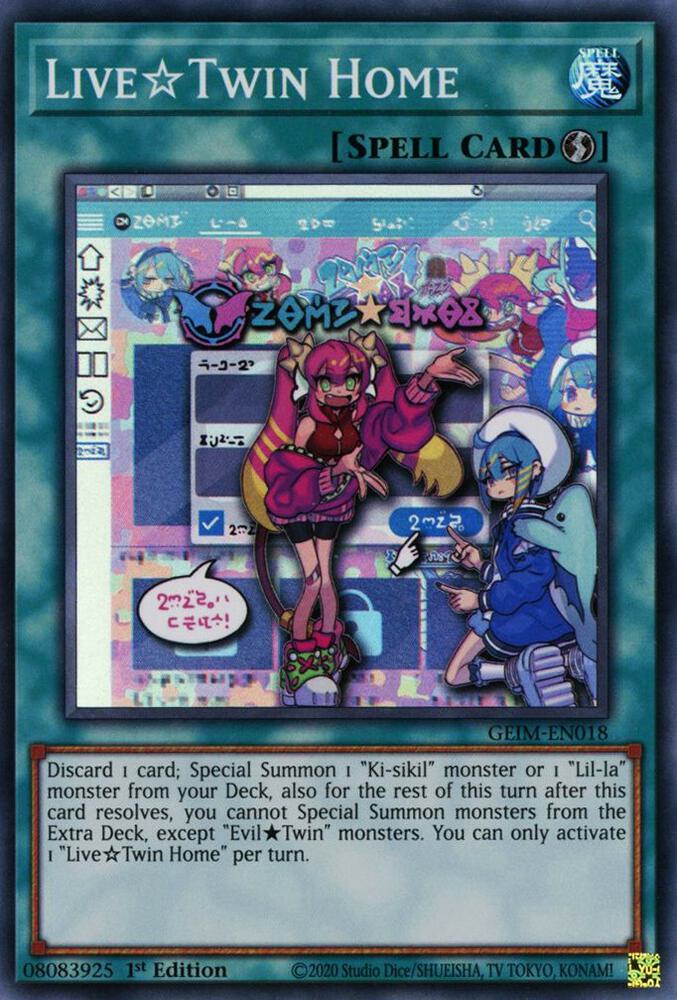 Live Twin Home GEIM-EN018 card from Genesis Impact
