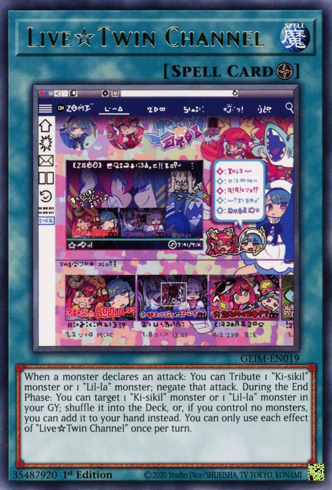 Live Twin Channel GEIM-EN019 card from Genesis Impact