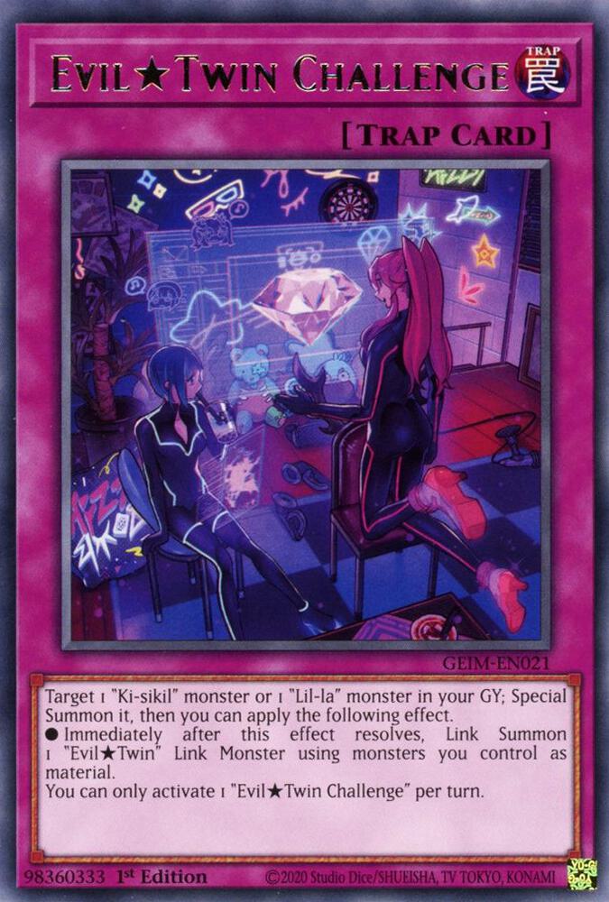 Evil Twin Challenge GEIM-EN021 card from Genesis Impact