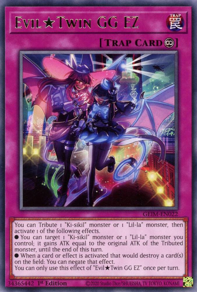 Evil Twin GG EZ GEIM-EN022 card from Genesis Impact