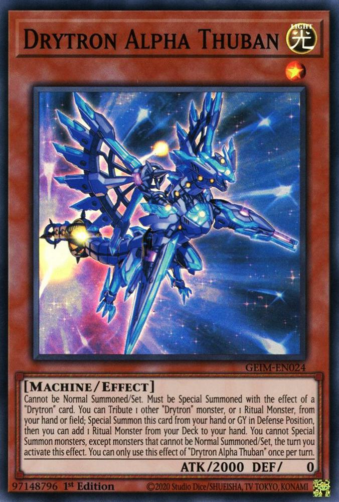 Drytron Alpha Thuban GEIM-EN024 card from Genesis Impact