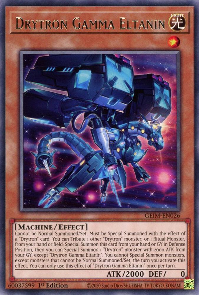 Drytron Gamma Eltanin GEIM-EN026 card from Genesis Impact