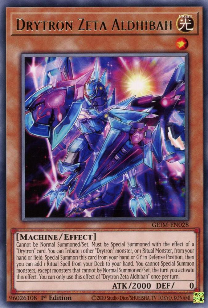 Drytron Zeta Aldhibah GEIM-EN028 card from Genesis Impact