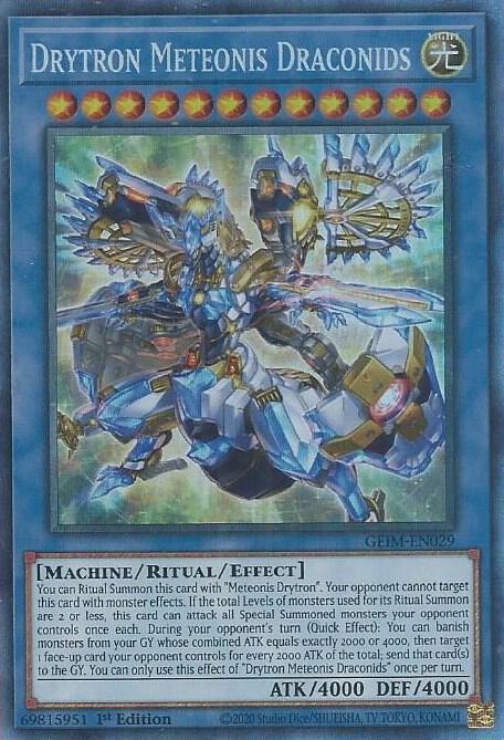Drytron Meteonis Draconids (CR) GEIM-EN029 card from Genesis Impact
