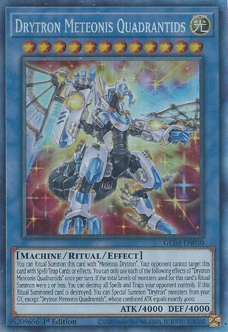 Drytron Meteonis Quadrantids (CR) GEIM-EN030 card from Genesis Impact