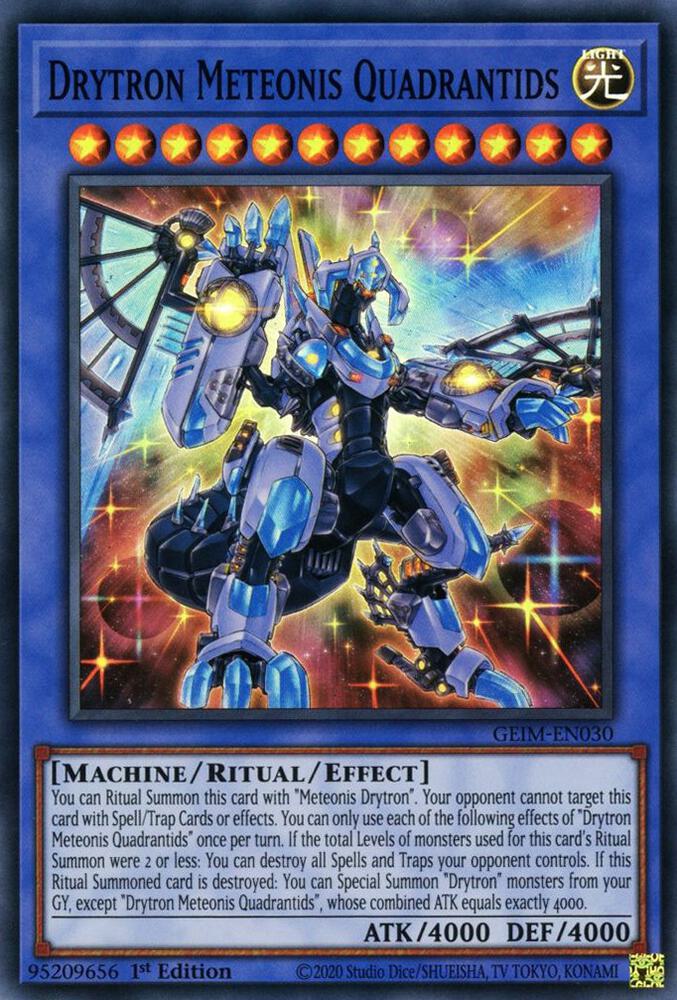 Drytron Meteonis Quadrantids GEIM-EN030 card from Genesis Impact
