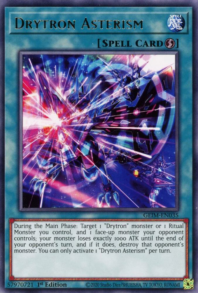 Drytron Asterism GEIM-EN035 card from Genesis Impact