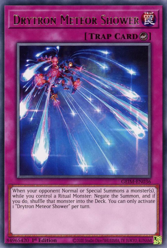 Drytron Meteor Shower GEIM-EN036 card from Genesis Impact