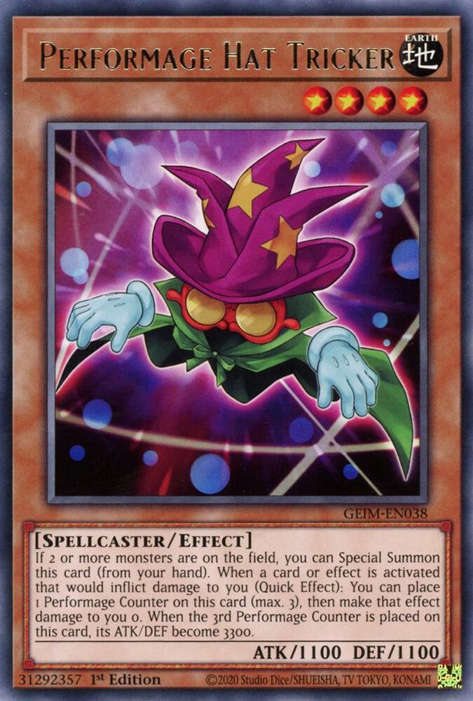 Performage Hat Tricker GEIM-EN038 card from Genesis Impact