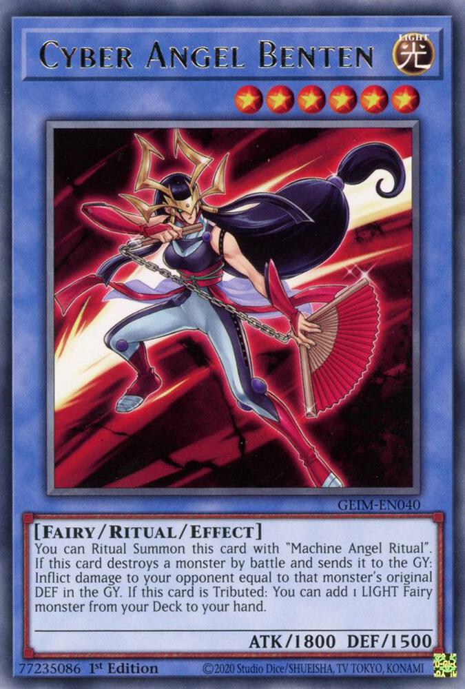 Cyber Angel Benten GEIM-EN040 card from Genesis Impact