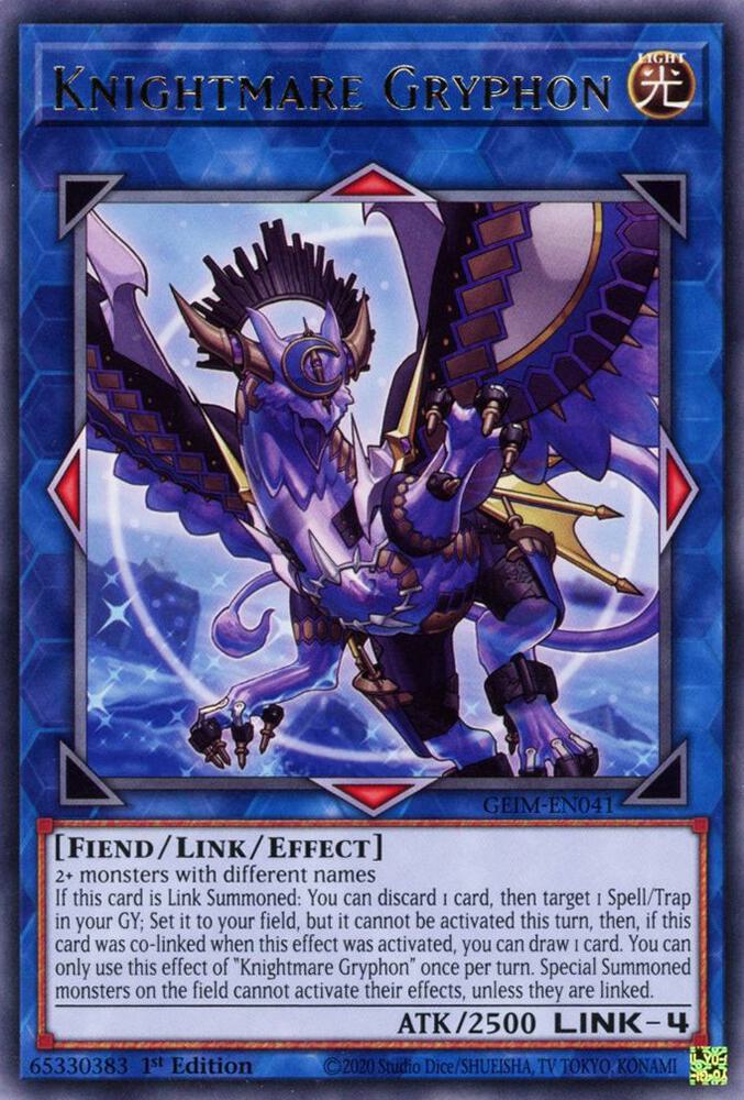 Knightmare Gryphon GEIM-EN041 card from Genesis Impact